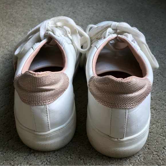 Topshop white lace up sneakers-size 39 (8.5) - Picture 2 of 6